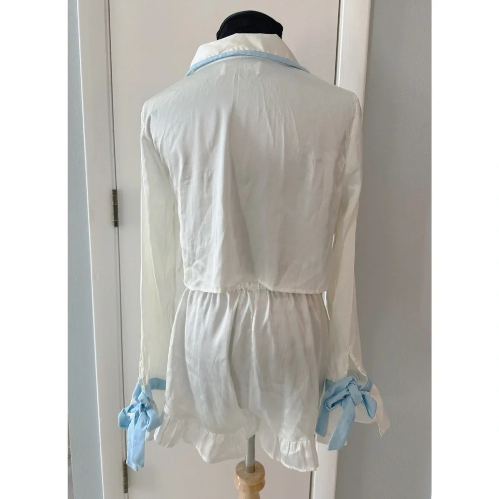 Beach Riot Hetta Ruffle and Bows Pajama Set - Picture 4 of 6
